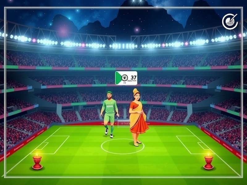 Set Piece Connoisseurs India festival event showing Diwali themed stadium decorations